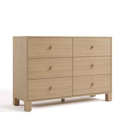 California 6 Drawer Double Dresser