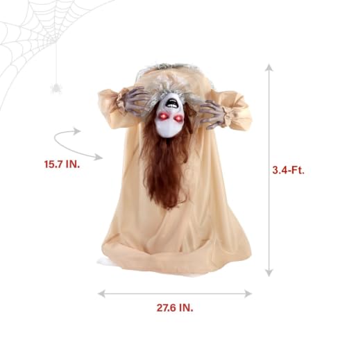 3.4 Ft. Animatronic Possessed Backbend Lady (3.4 ft Possessed Backbend Lady)