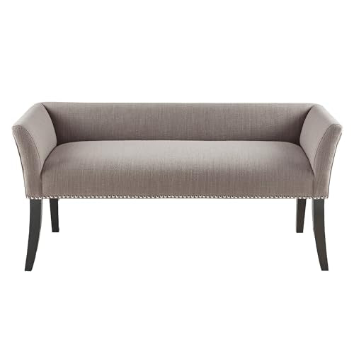 Accent Bench Upholstered with Nailhead Trim