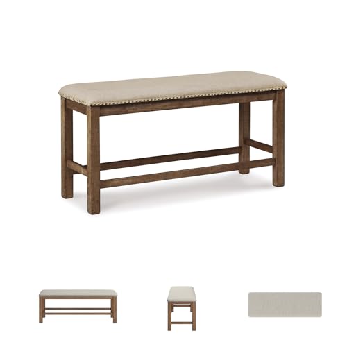 Moriville Upholstered Counter Bench