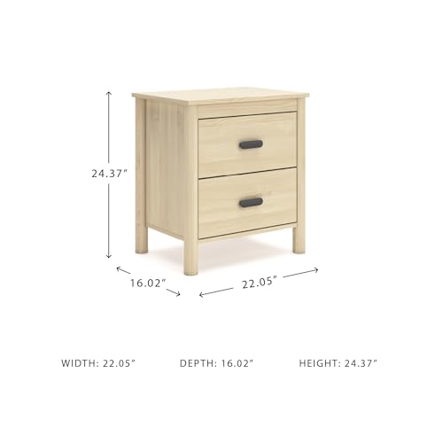 Cabinella 2 Drawer Nightstand