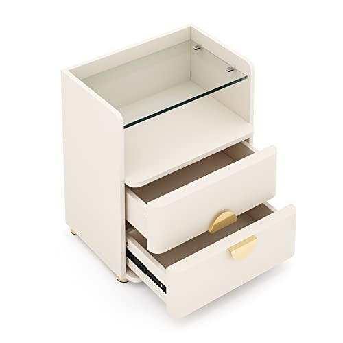 Nightstand with 2 Drawers