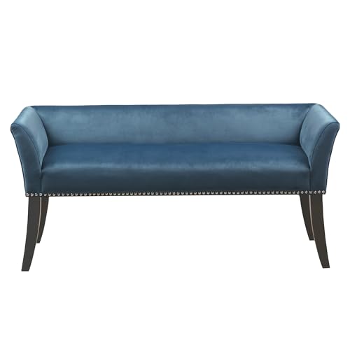Accent Bench Upholstered with Nailhead Trim