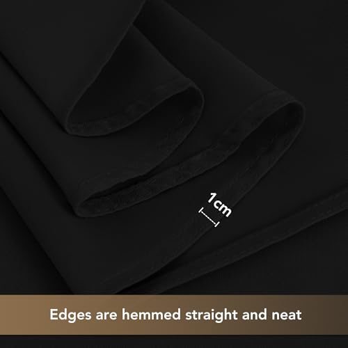 Black Tablecloths Rectangular (8 Count)