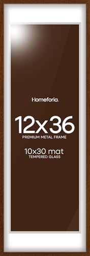 12x36 Brown Oak Picture Frame (2 Count)