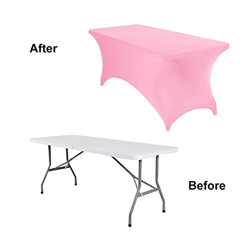 Spandex 6ft Waterproof Table Cover for Party