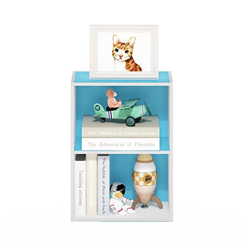 LUDER 2 Tier Book Shelf