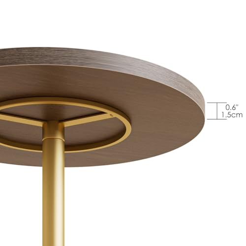Drink Table Round Side Table for Small Spaces