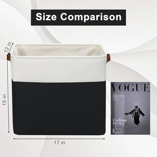 Large Fabric Storage Baskets (3 Count)