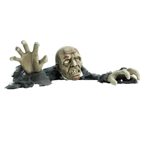 55" Crawling Zombie Halloween Animatronic (55" Crawling Zombie)