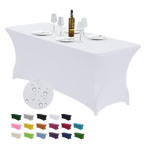 6FT Stretch Spandex Fitted Tablecloth