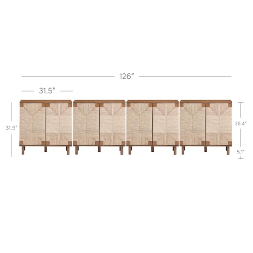 Beacon Boho Accent Cabinet with Doors