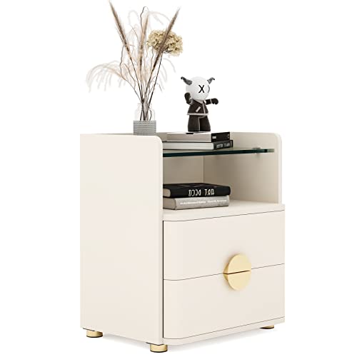Nightstand with 2 Drawers