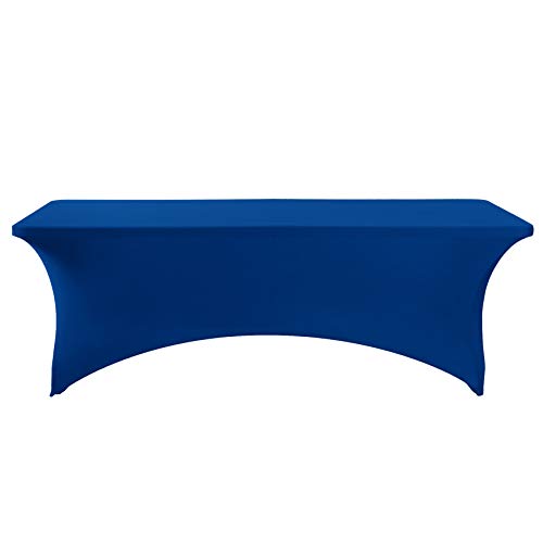 2Pack Spandex Table Cover for 6Ft or 4fT or 8ft Table Universal Fitted Stretch Tablecloth for Party (2 Count)