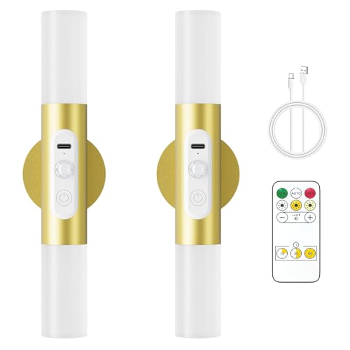 Motion Sensor Wall Lights with Remote