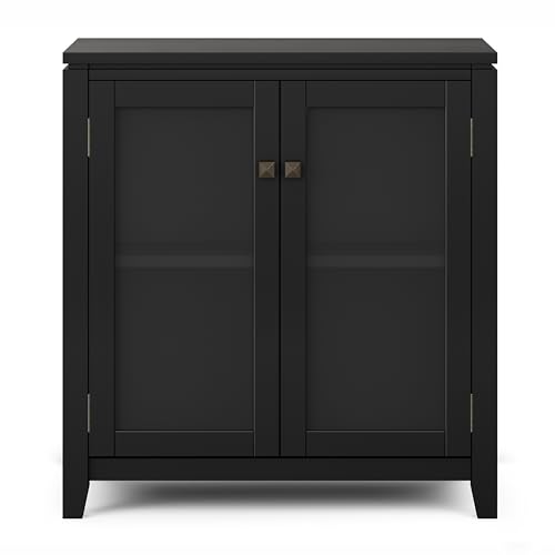 Cosmopolitan 30" Wide Storage Cabinet in Black