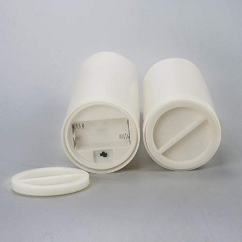 Outdoor Battery Operated Flameless Candles with Remote Timer D3”xH7” 3 PCS