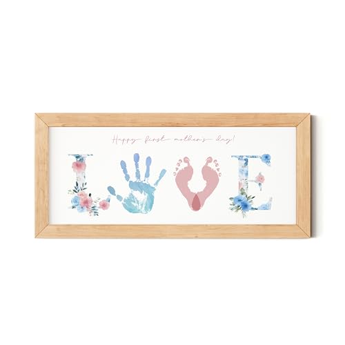 First Mother's Day Handprint Gift from Baby