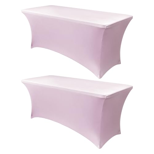 4ft Stretch Spandex Table Cover (2 Count)