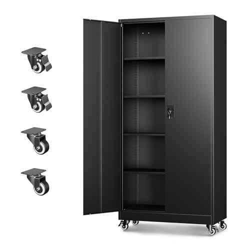 Metal Garage Storage Cabinets with Wheels