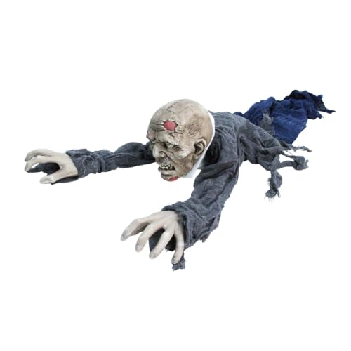 55" Crawling Zombie Halloween Animatronic (55" Crawling Zombie)