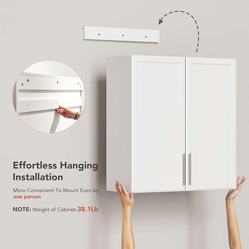 30" Laundry Room Cabinets Wall Mounted