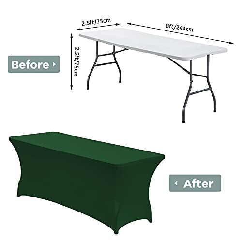 8FT Spandex Fitted Tablecloth