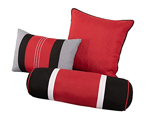 Upland 7 Piece Quilted Patchwork Comforter Set