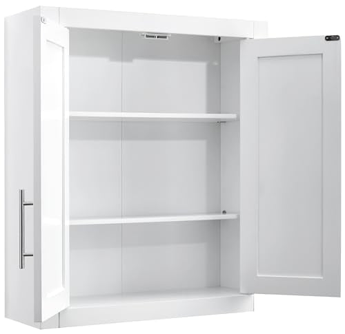 Savannah Wall Mounted Bathroom Storage Medicine Cabinet with Shelves