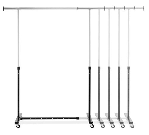 Adjustable Rolling Garment Rack