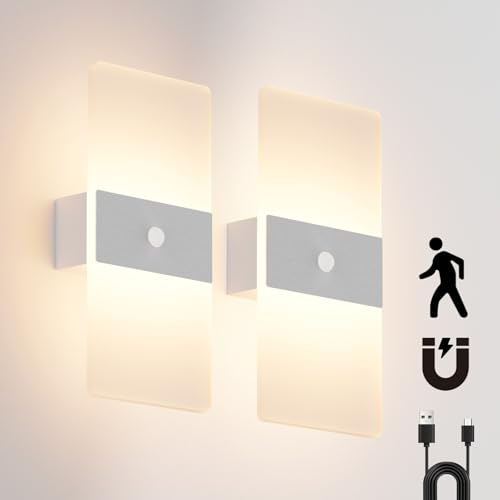 2 Pack Motion Sensor Wall Lights (2 Count)