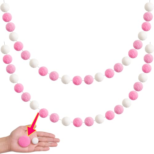 Pom Pom Garland Decorations (2 Count)