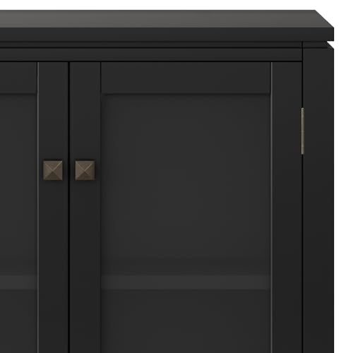 Cosmopolitan 30" Wide Storage Cabinet in Black