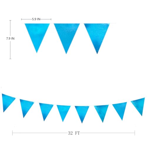 Sky Blue Party Decorations (32 Foot)