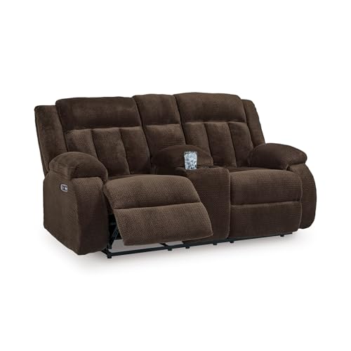 Power Reclining Loveseat with Console