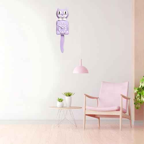 Kit Cat Clock® Limited Edition Pastel Lilac