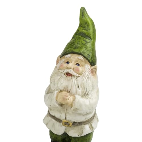 12" Tall Outdoor Garden Gnome Yard Statue Decoration