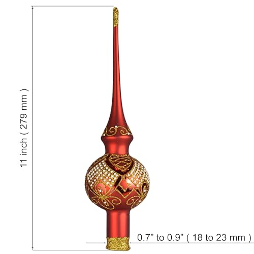 Tender Glass Christmas Tree Topper