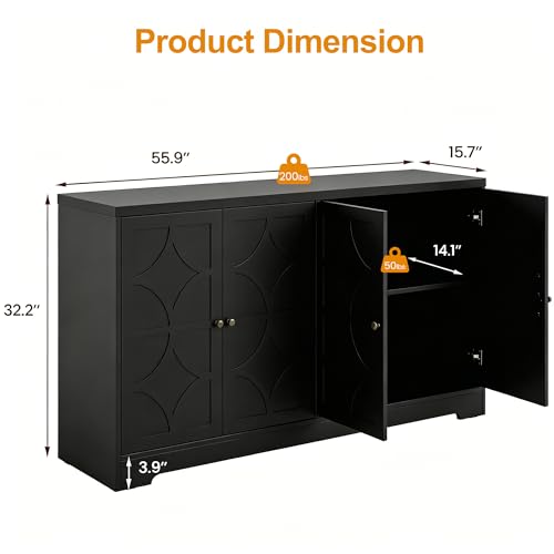 Sideboard Buffet Cabinet with Storage