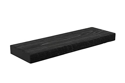 Joel’s Antiques 24 Inch Wooden Floating Shelves for Wall
