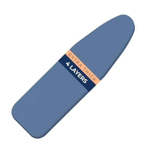 Ironing Board Cover and Pad Extra Thick Heavy Duty Padded 4 Layers