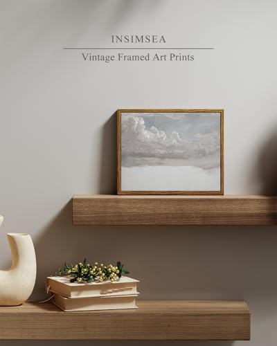 Framed Canvas Wall Art Vintage Decor