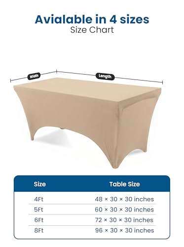 Spandex Table Cloth 1 Pack [6FT