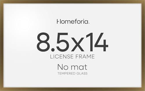 8.5x14 Bronze Marriage License Frame (3 Count)