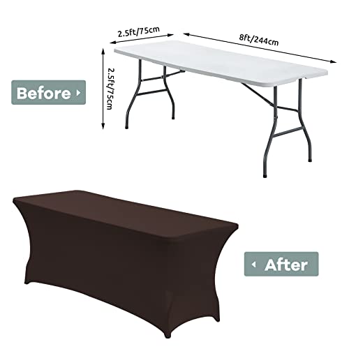 8FT Stretch Spandex Fitted Tablecloth