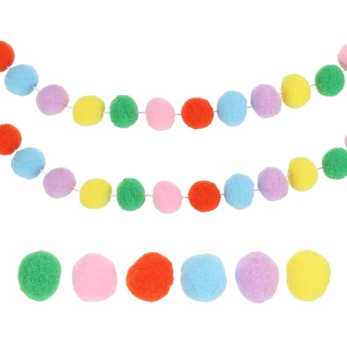 13Ft Pom Pom Garland Decorations
