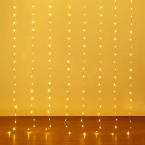 Warm White Curtain Lights (6.5 Foot)