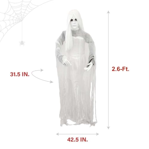 2.6 Ft. Rising Ghost Woman Animatronic with Sound (31" Rising Ghost Woman)