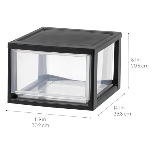 6 Pack Plastic Drawer Storage Organizer (6 Count)