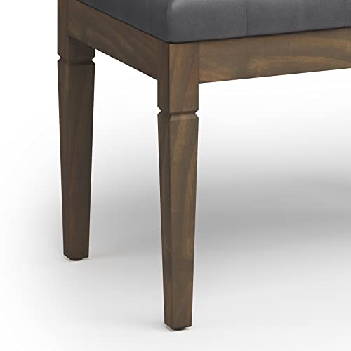 Dahlia 18" x 46" Solid Wood Outdoor Indoor Bench in Taupe